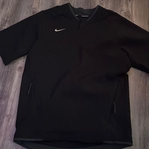 Black Nike baseball windbreaker